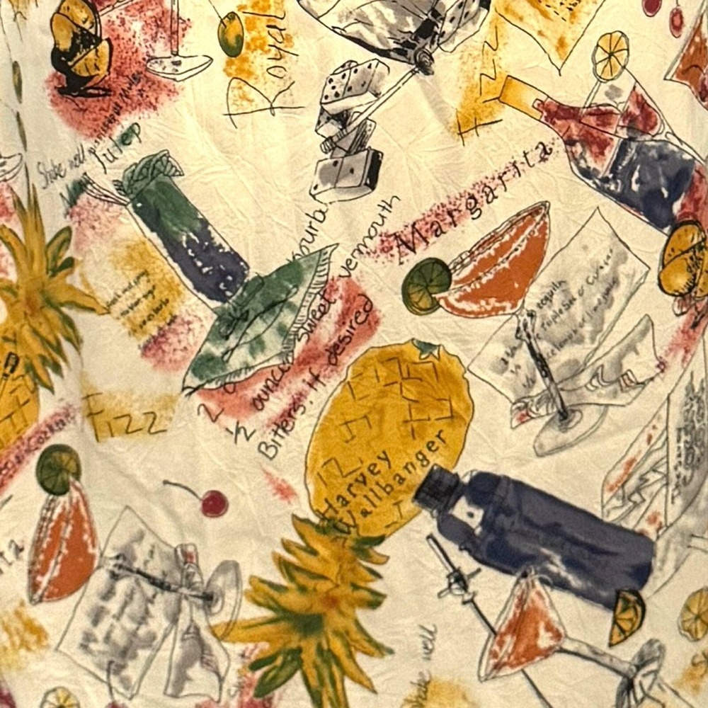 VTG Tori Richard Honolulu Sleeveless Hawaiian Dress Womens M‎ Novelty Cocktails - Picture 7 of 10